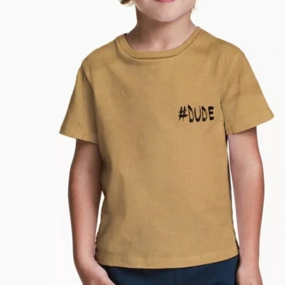 Baby Boys Brown Logo Graphic Print Short Sleeve Cotton T-Shirt, 12-18 Month - Picture 2 of 3